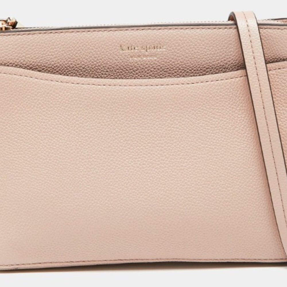 Kate Spade Crossbody Bag light pink with Striped Strap (Strap Not Original)